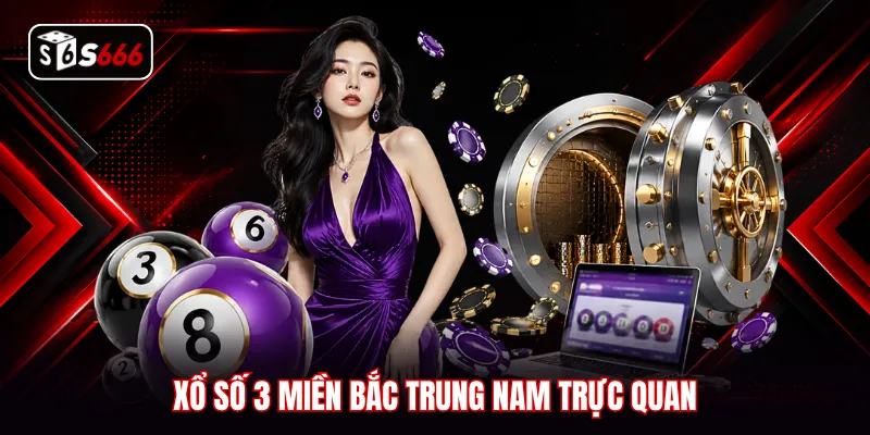 Xổ số 3 miền Bắc Trung Nam trực quan